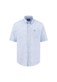 FYNCH-HATTON® - Hemd, Body-Fit, Kurzarm, Button-Down-Kragen, für Herren - 653  NEW BREEZE