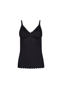 SKINY® - Damen Spaghetti-Shirt - Top, V-Ausschnitt, Pads, Micro Lovers - Rosa (Crabapple)