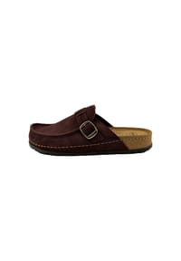 Scholl - Clogs, Veloursleder, für Damen - CHERRY