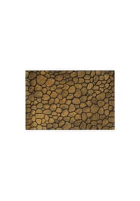WECONhome Fußmatte Desert Pebble - Robuster Fußmatte im Kiesel-Look - Fußmatte - gold braun