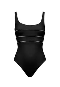 Lidea® - Badeanzug , paspeln, für Damen - 062 PINK-WHITE