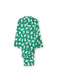 KITE - Damen Haven Cosy Twill Pyjama Bio-Baumwolle - grün