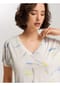 HANRO Sleep & Lounge Sleepshirt, V-Ausschnitt, für Damen Bild 9