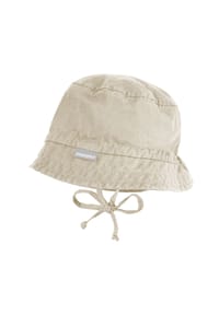 maximo® - GOTS BABY-Hütchen Waschoptik, Bindeband, UV - dogwood
