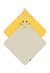 normani® - 2 x Baby Wickeltücher aus Bio-Baumwolle - Beige