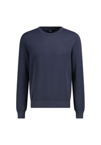 LRS - Legeres Sweatshirt mit Rundkragen aus reiner Baumwolle - BLACK