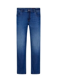 PADDOCK'S® - Slim Fit Jeans mit mehrfarbigen Nähten und Komfort Stretch PIPE Saddle Stitch - light blue use