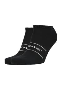 Levi's® - Sneakersocken, 2er-Pack, verstärkte Belastungszonen, für Herren - 006 BLACK