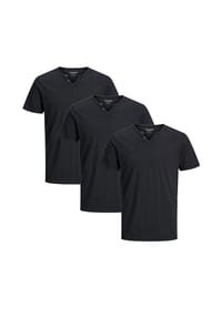 JACK & JONES - T-Shirt 3er Pack Split - Cloud dancer