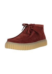 CLARKS® - Schnürschuhe Torhill High mit verstecktem Gummizug - 5313A Wine Suede
