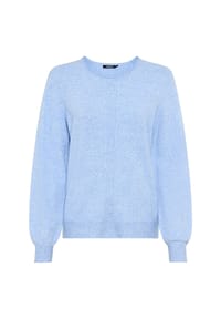 olsen - Pullover mit feiner Strickstruktur - Cloud Blue Melange