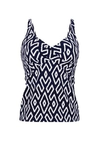 Anita - Tankini-Top Tribal Monotones - Dunkelblau