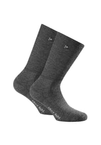 Rohner Advanced Socks - Unisex Trekking Socken 2er Pack - fibre light supeR, Trekking Light - Anthrazit