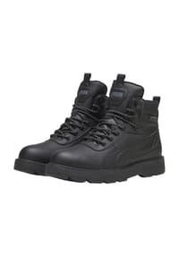 PUMA® - Schnürboots "Desierto V3", Kunstfellfutter, Softfoam-Dämpfung, für Herren - PUMA BLACK-PUMA BL