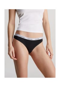 Calvin Klein - Modern Logo Slips, Logo-Bund, für Damen - UB1 BLACK