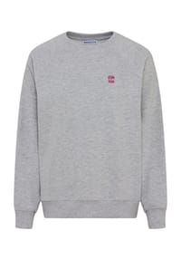 MANGUUN - Sweatshirt, Rippbündchen, für Damen - BEIGE