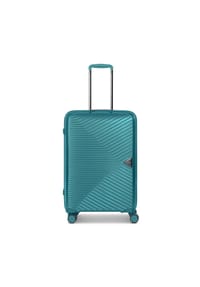 march Gotthard Edition - Gotthard Edition 4 Rollen Trolley 67 cm - aqua metallic