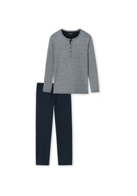 SCHIESSER - Pyjama Ebony - anthrazit