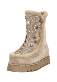 ALMA EN PENA - Leder Stiefelette - Beige