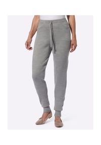 SIEH AN! - Strickhose - grau-meliert