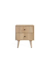 GINER & COLOMER - Nachttische aus Mangoholz, 50 cm, moderner nordischer Stil - 61 x 50 x 40 - Braun