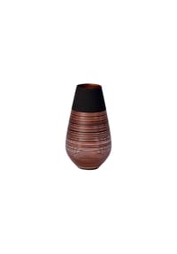 Villeroy & Boch Vase Soliflor groß Manufacture Swirl - Manufacture Swirl - schwarz