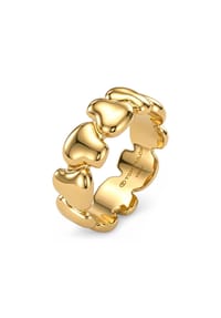TOM TAILOR - Ring für Damen, Edelstahl | Herz - Gold