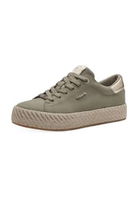 Tamaris - Sneaker, Plateauabsatz, Emblem, für Damen - 190 WHITE/GOLD
