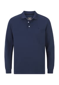 JAN VANDERSTORM - Langarm-Poloshirt ELLIS - dunkelblau