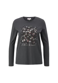 s.Oliver - Langarmshirt, Baumwolle, für Damen - 30D2  RED