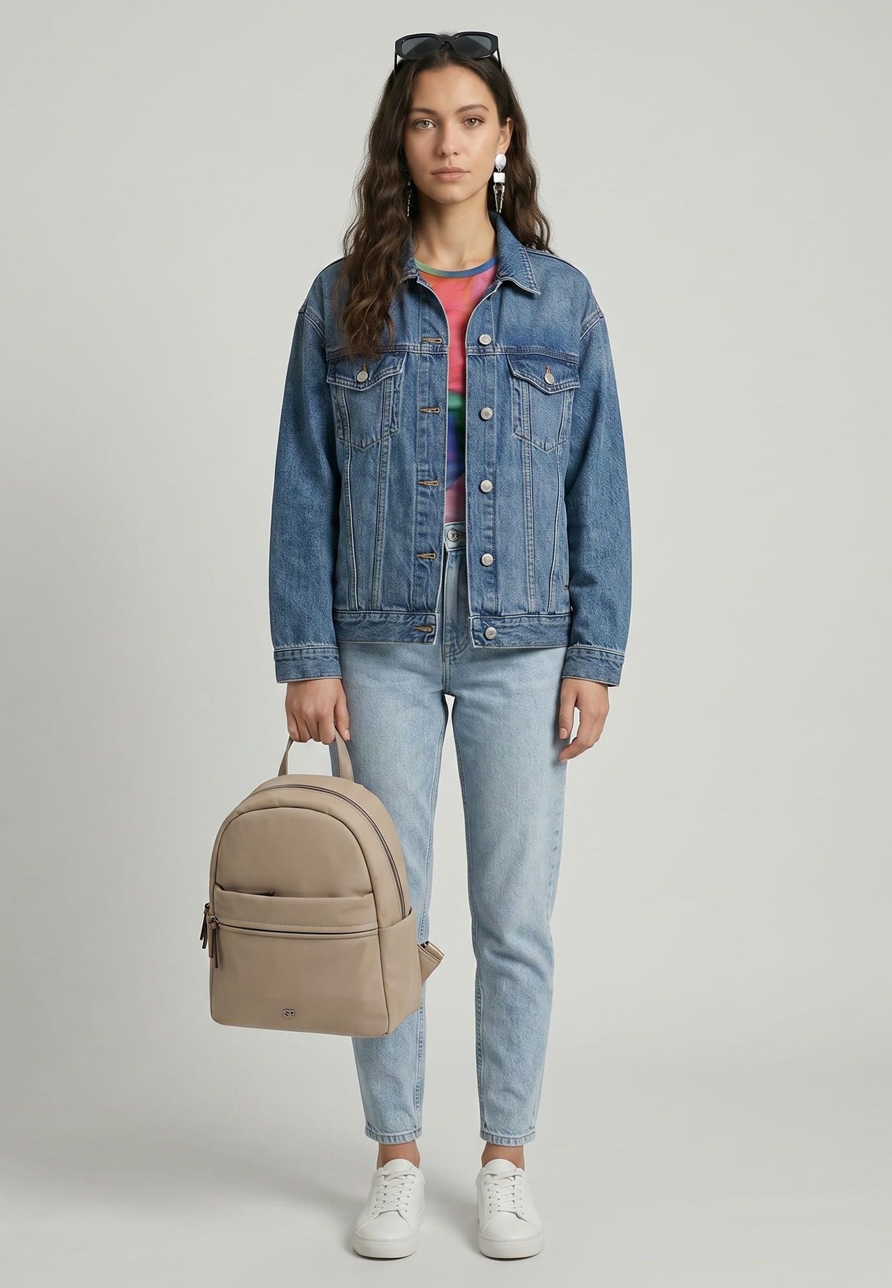 Suri Frey Cityrucksack, ReißVerschluss, FüR Damen, Beige, 99