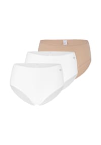 Speidel. - Maxi Slip 3er-Pack Softfeeling - Beige / weiß