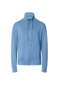 HANRO - Sweatjacke Balance - bay blue