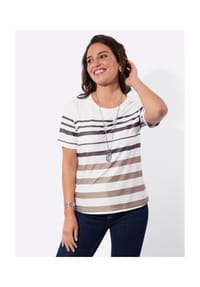 Witt - Ringelshirt - orchidee-weiß-geringelt