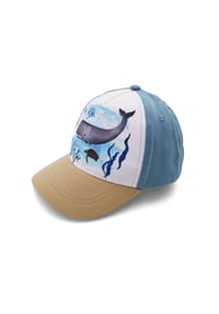 maximo® - MINI BOY-Cap Wal Klettverschluß - blue washed