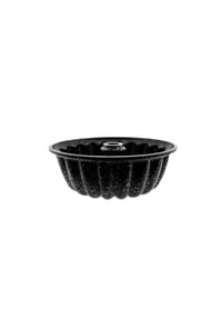 ALMINA® - Gugelhupf-Backform Ø 25 cm in Schwarz - robust & klassisch - Schwarz 25 x 9 cm