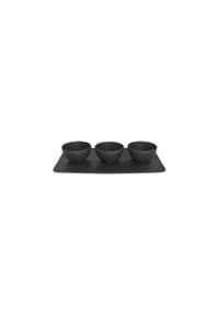 Villeroy & Boch Set Dipschälchen 4tlg. Manufacture Rock - Manufacture - schwarz