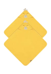 normani® - 2 x Baby Wickeltücher aus Bio-Baumwolle - Beige