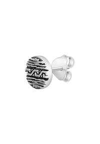 caї - Single-Ohrstecker 925/- Sterling Silber ohne Stein - weiß