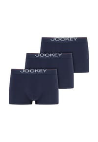JOCKEY® - Boxershorts "Cotton Stretch", 3er Pack, für Herren - 025 GREY HEATHER