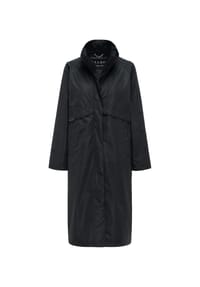 NAVAHOO® - Langmantel Zenblüte 14 - Black