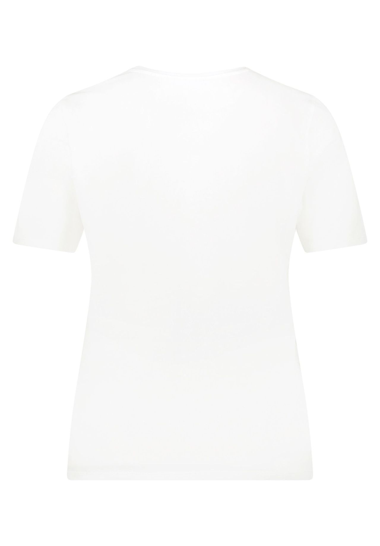 Betty Barclay Basic Shirt Mit Aufdruck, Weiß, 38