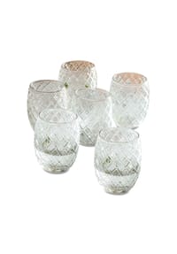 LOBERON Glas 6er Set Corrofin klar - Gläser - klar