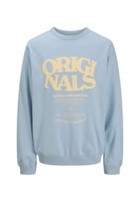 JACK & JONES - Pullover TAVIRA Sweatshirt - blau