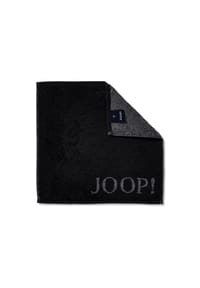 JOOP! CLASSIC DOUBLEFACE Seifentuch 30x30 cm, Schwarz - JOOP! CLASSIC DOUBLEFACE - Anthrazit