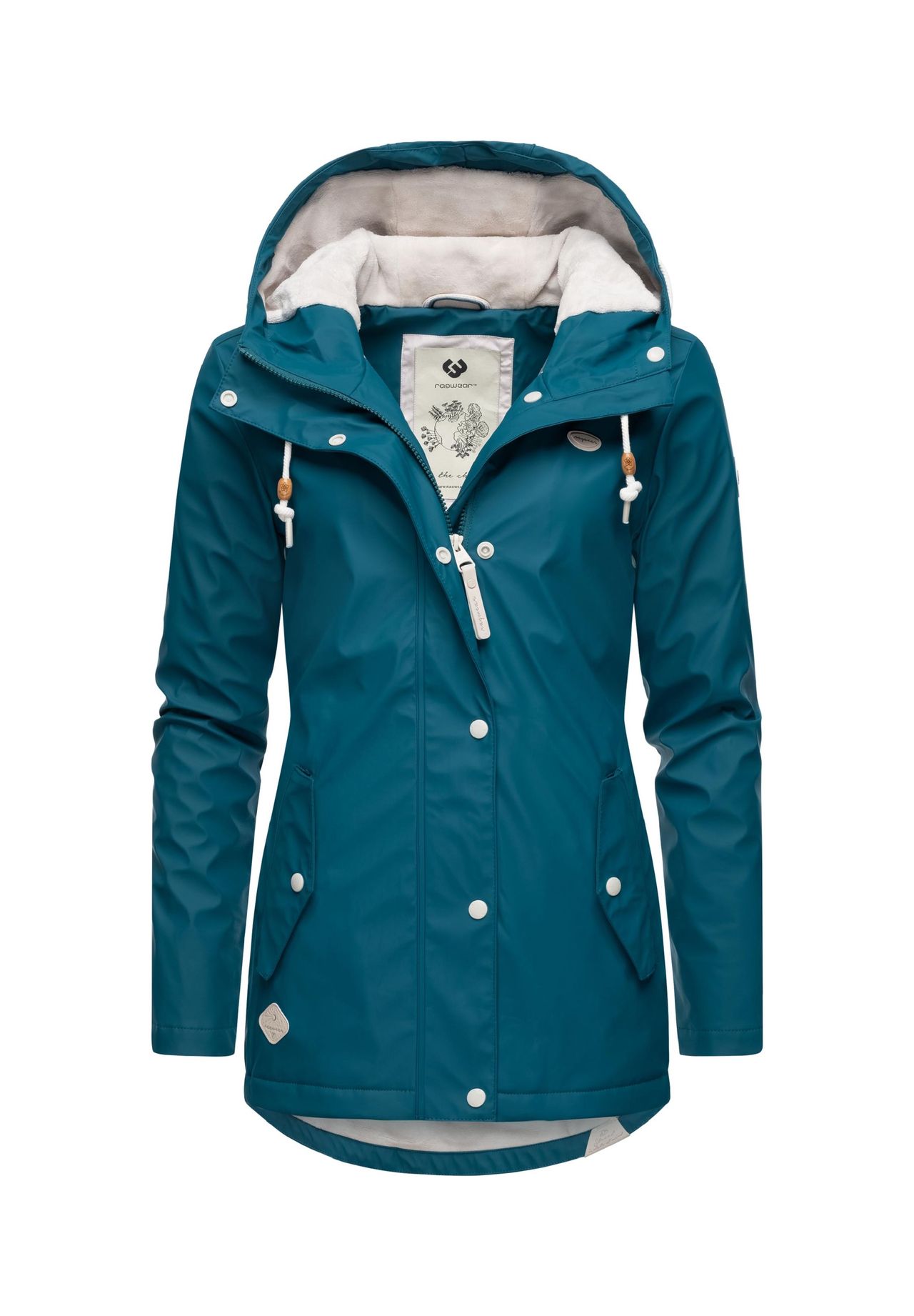 Jacket Ragwear Marge Blau Ragwear Parka Petrol MARGGE JACKETS