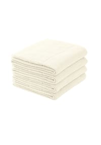 SCHIESSER - Handtücher Turin im 4er-Pack aus reiner Baumwolle - dunkelblau