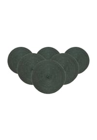 Ritzenhoff & Breker Platzmatten Looma ø 36 cm 6er Set - LOOMA - braun