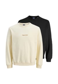JACK & JONES - Sweatshirt 2er Pack Norrebro - Antique white