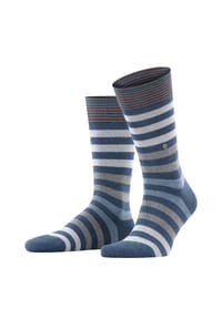 Burlington - Socken, Streifen, Emblem, für Herren - 3000 BLACK